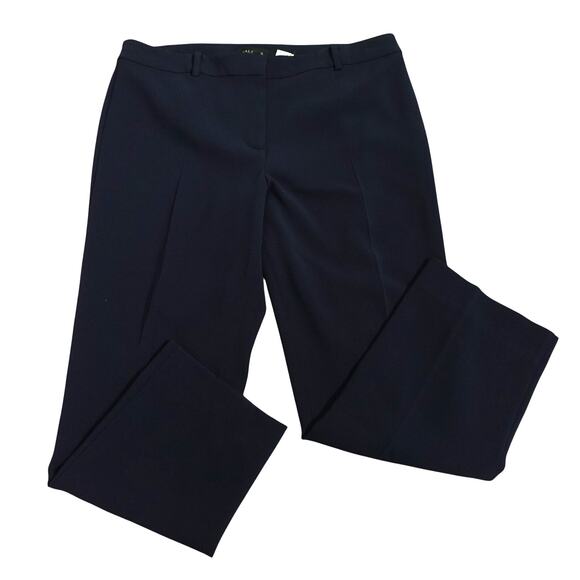 Talbots Pants - NWT Talbots Womens Trouser Work Pants Pleated Front Straight Leg Navy Size 14
